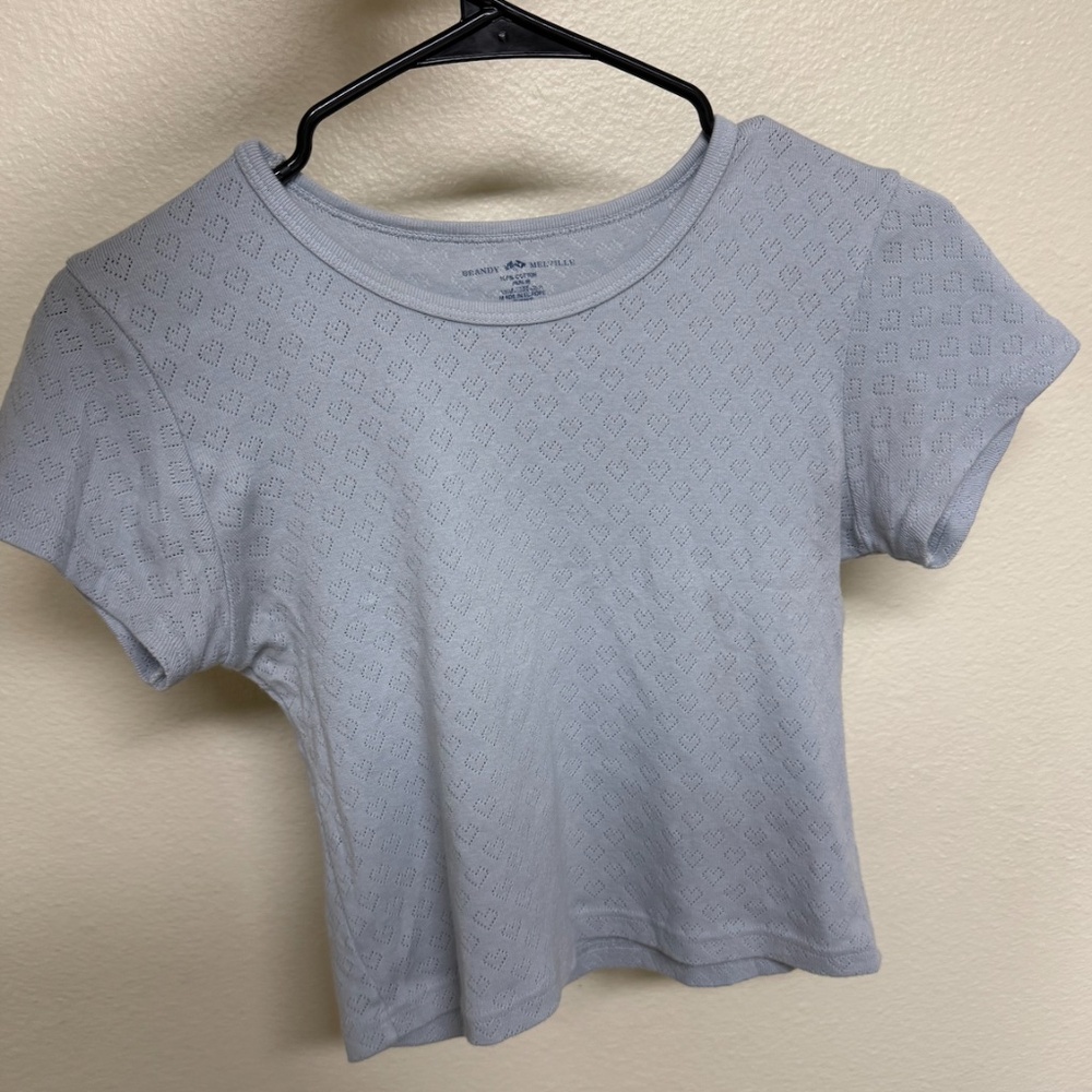 Brandy Melville Baby Blue Tee